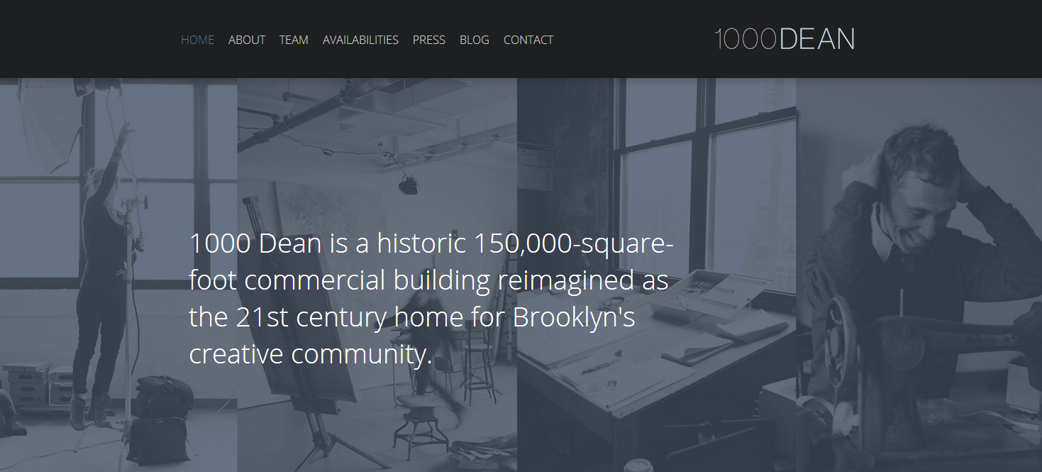 1000 Dean Website Header